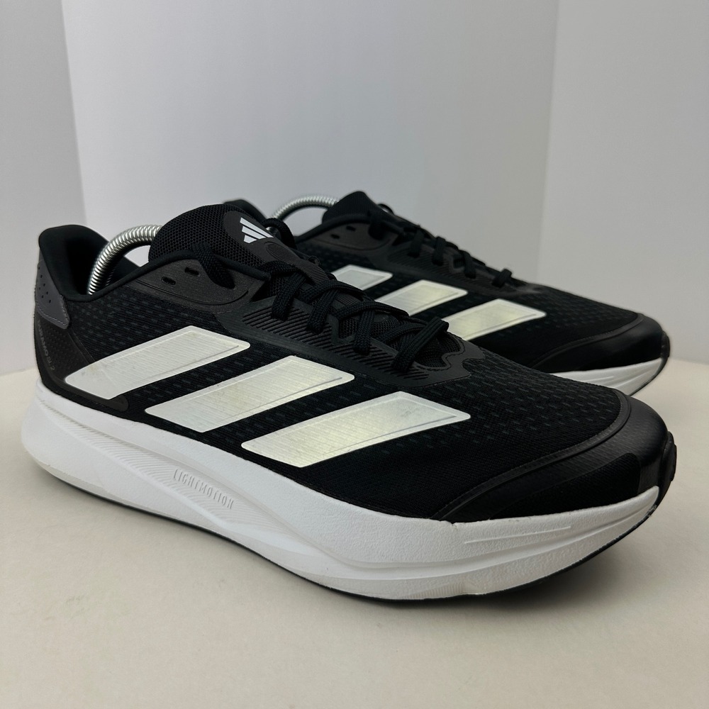 Adidas Duramo SL Black White Mens Running Shoes Athletic Sneakers Size 11 IH8218